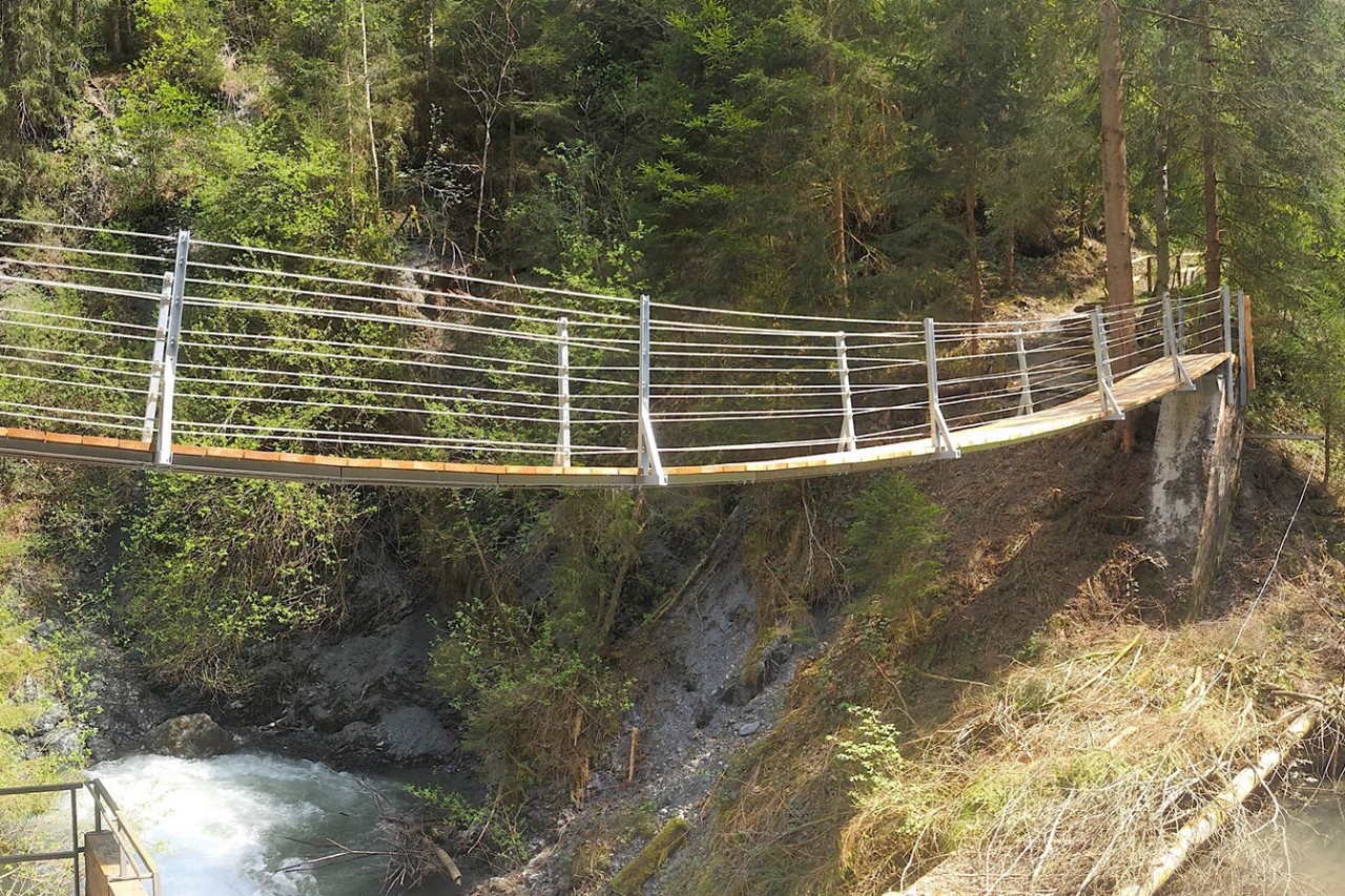 Tiroler Hängebrücke ist wieder zugänglich