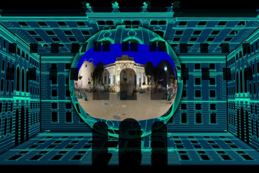 Lichtkunst im Museumsquartier